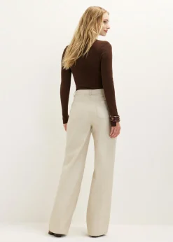 Imitatieleren broek