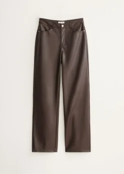 Imitatieleren broek