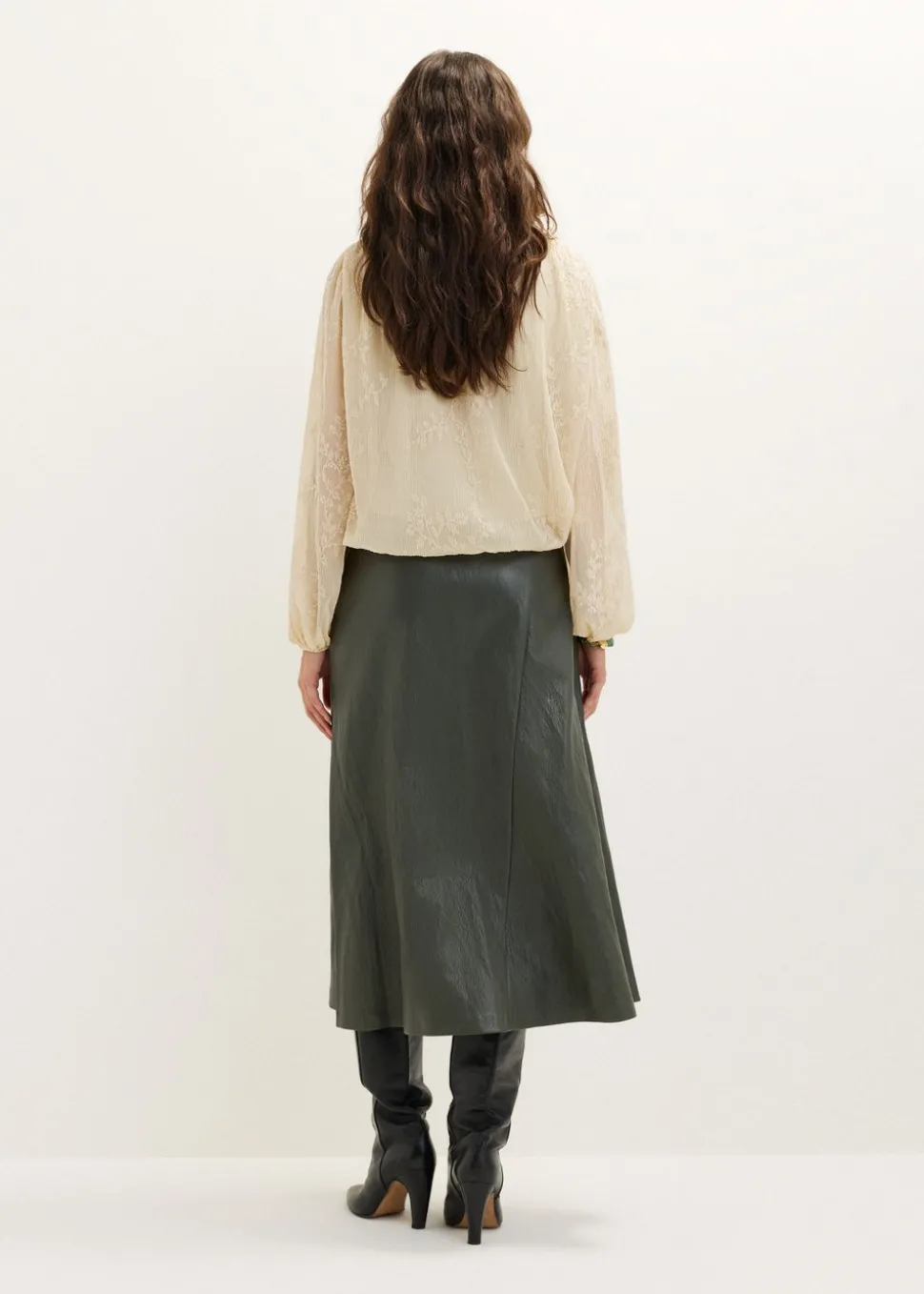 Imitatieleren midi rok