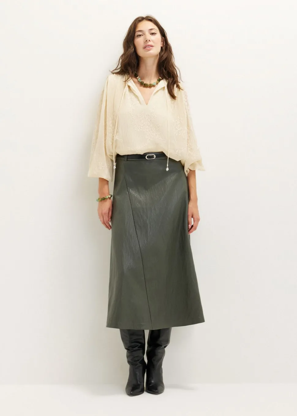 Imitatieleren midi rok
