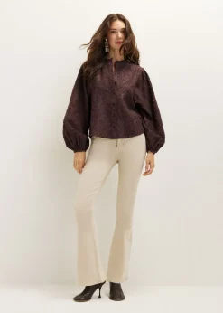 Jacquard blouse