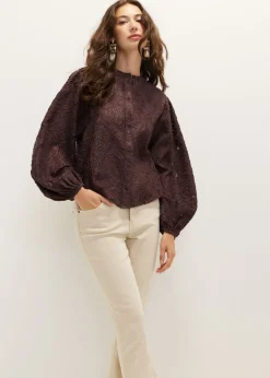 Jacquard blouse