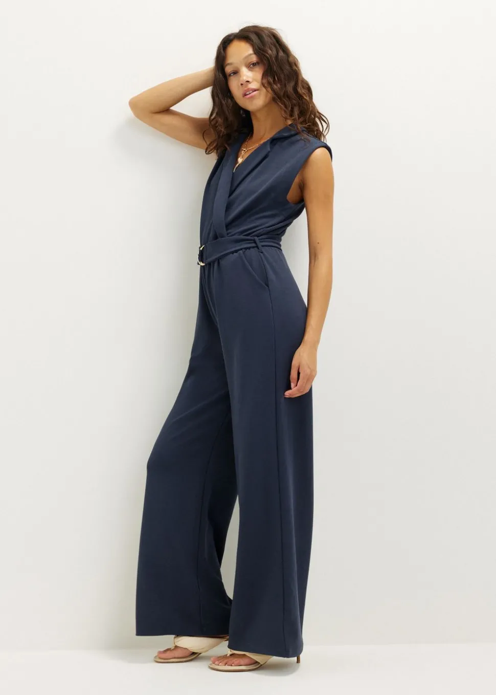 Jumpsuit met ceintuur