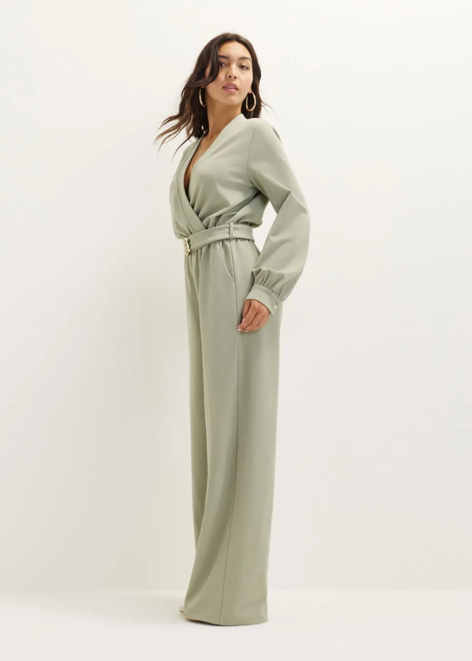 Jumpsuit met lange mouwen