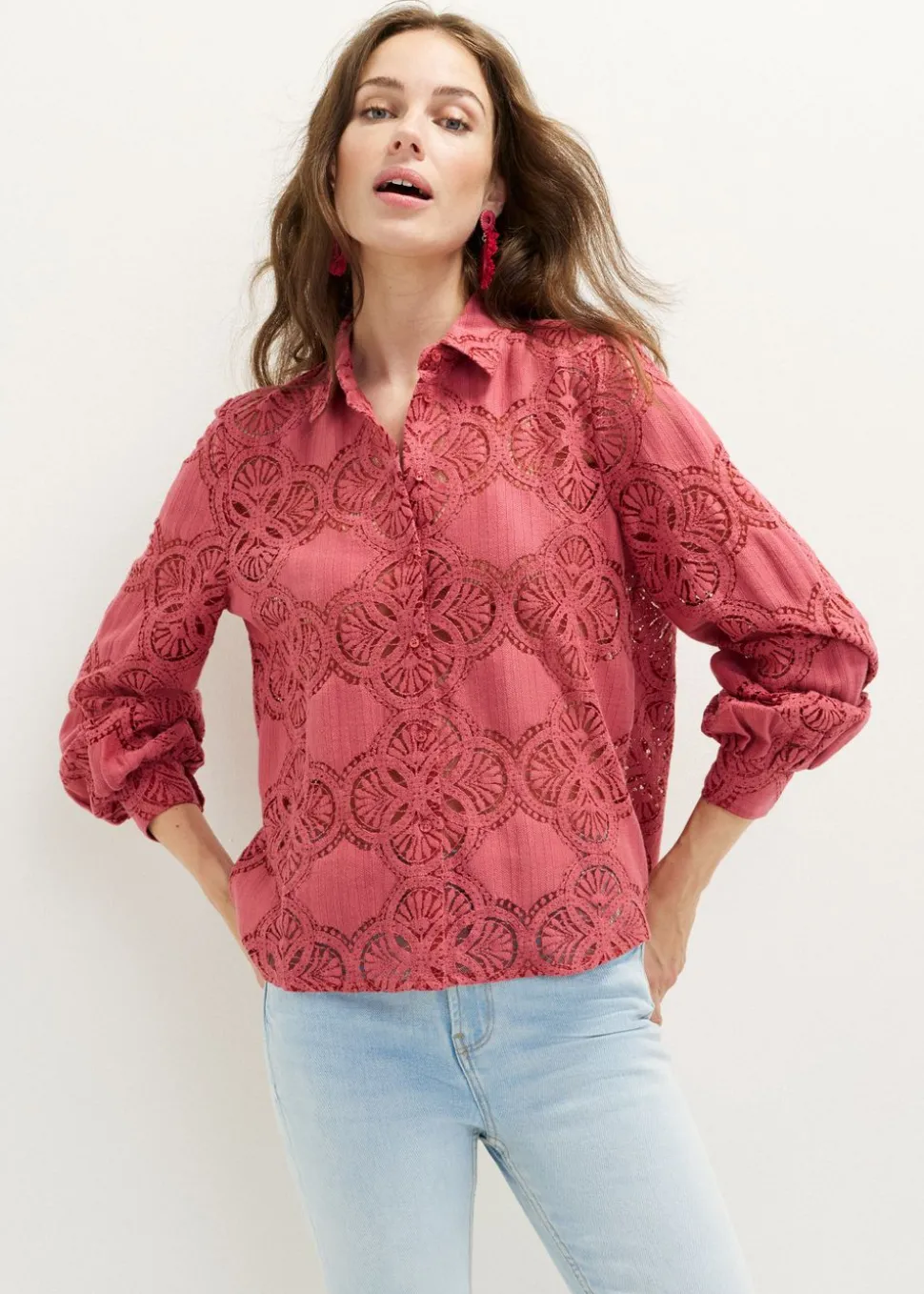 Kanten blouse