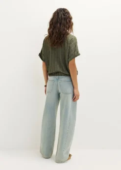 Korte blouse met koord