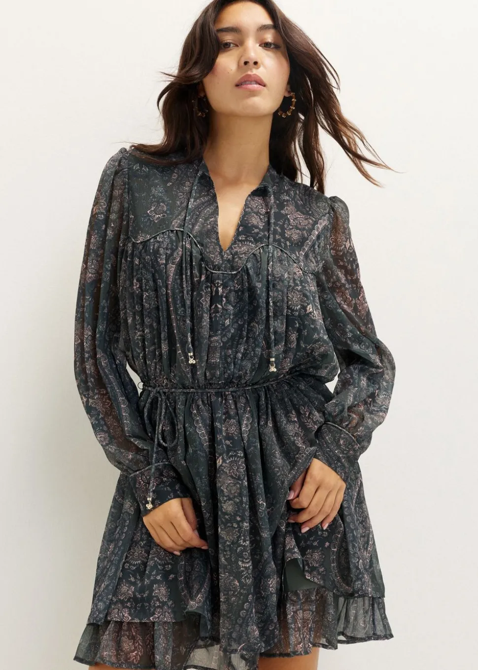 Korte jurk met print