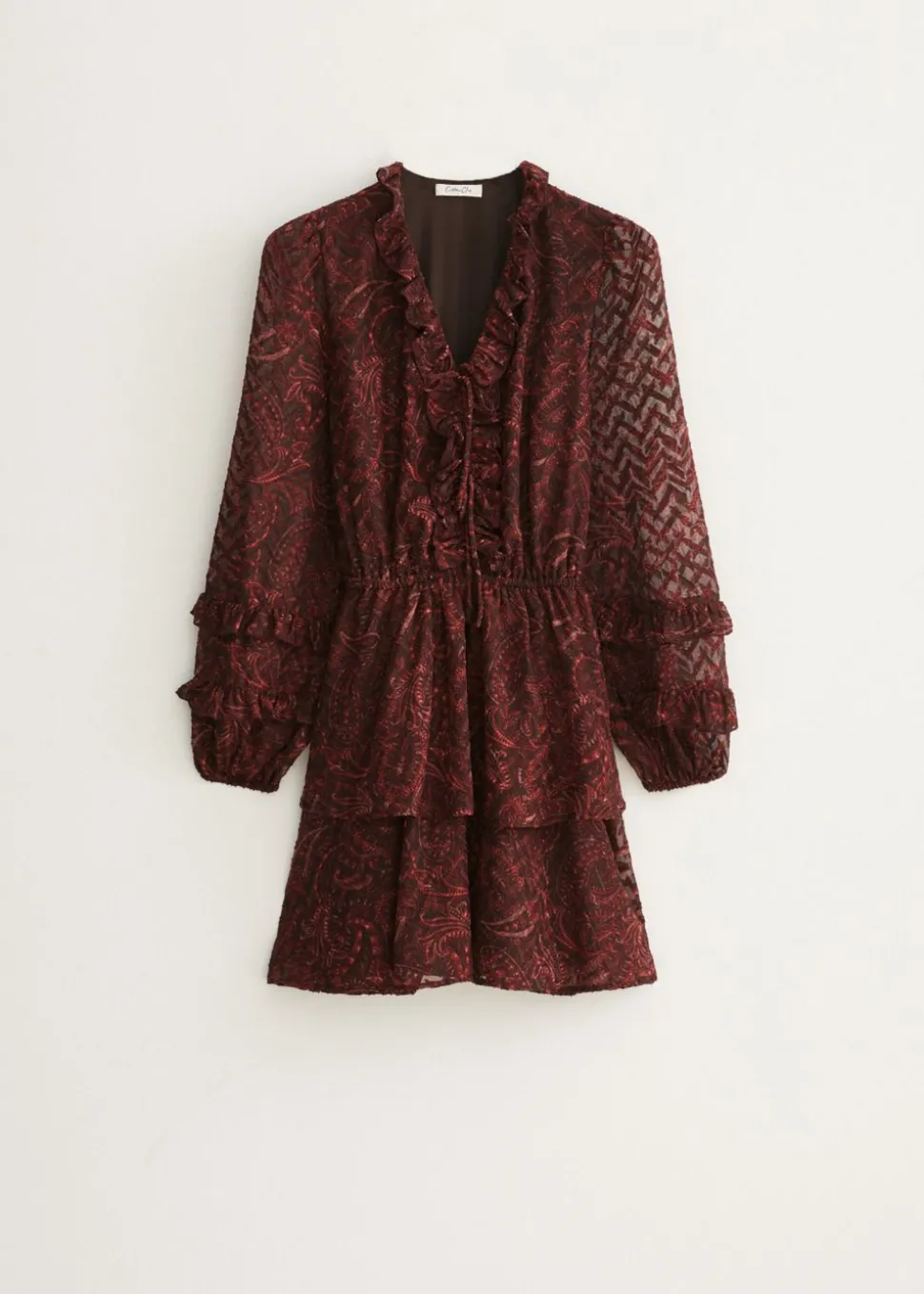 Korte jurk met print