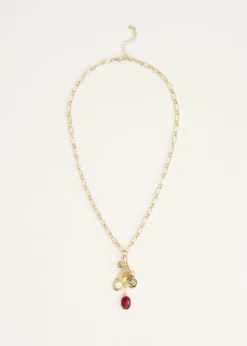 Lange ketting met bedels