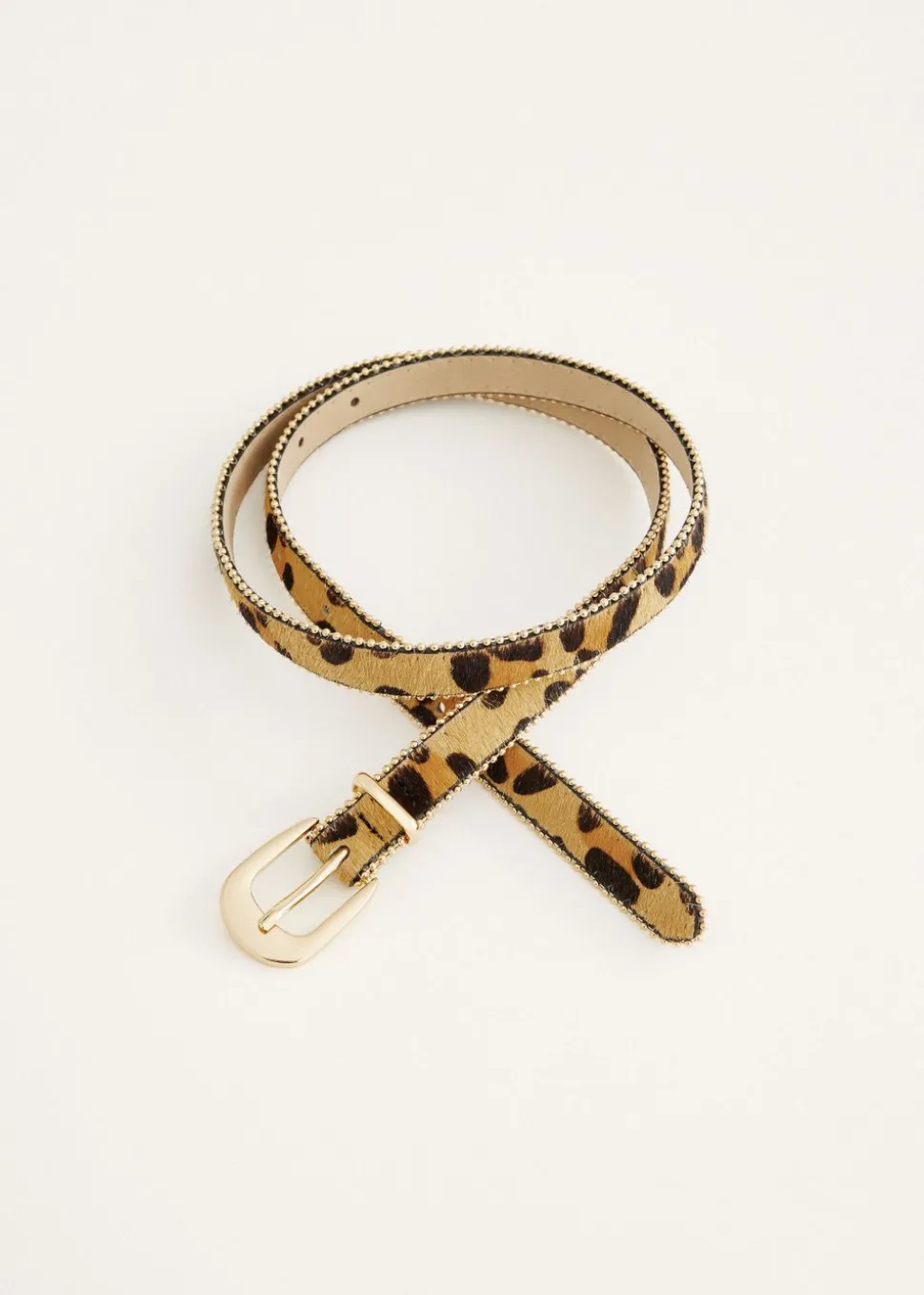 Leopard print riem