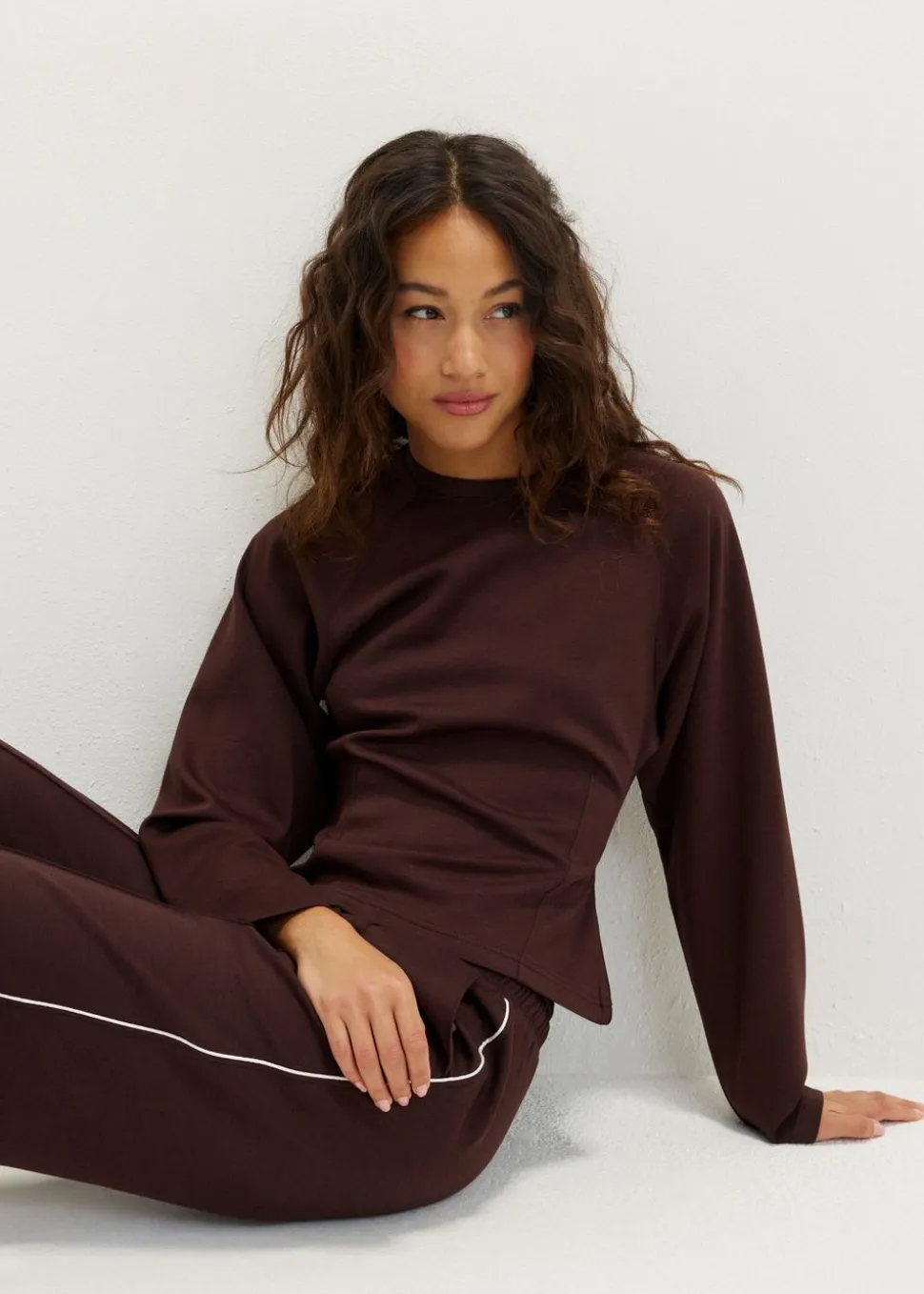 Longsleeve met plooien