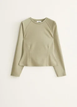 Longsleeve met plooien