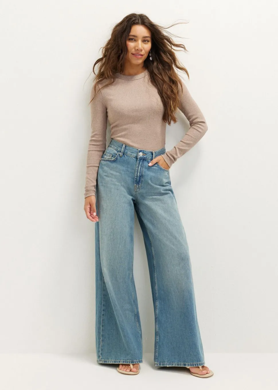Longsleeve met rib