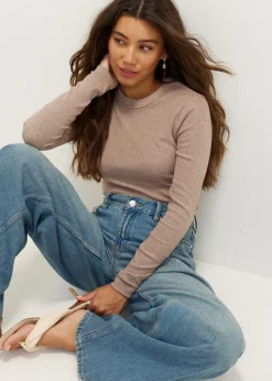 Longsleeve met rib