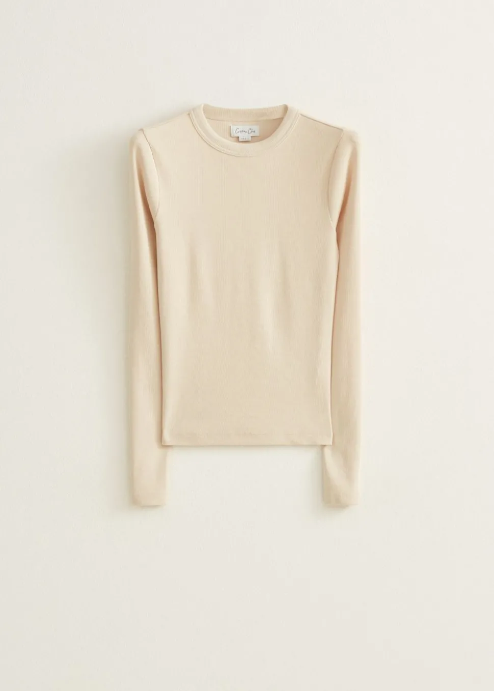 Longsleeve met rib