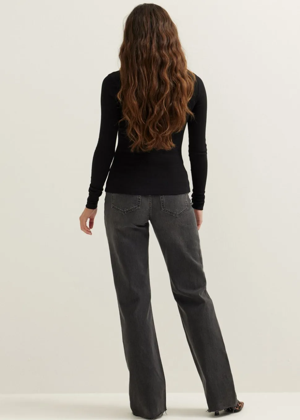 Longsleeve met rib