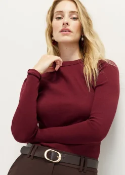 Longsleeve met rib