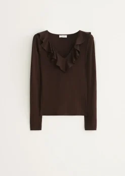 Longsleeve met ruches