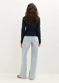 Longsleeve met vierkante hals