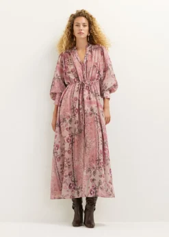 Maxi jurk met bloemenprint
