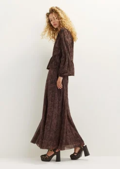 Maxi rok met slangenprint