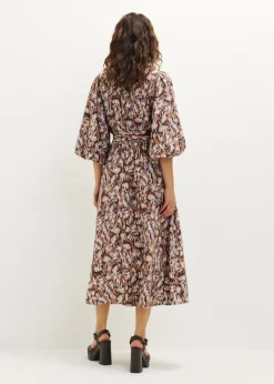 Midi jurk met print