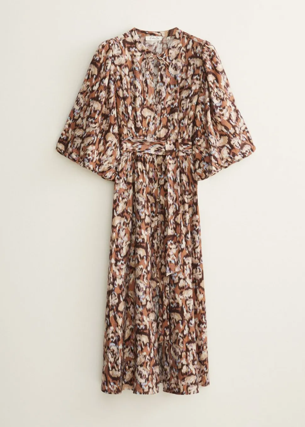 Midi jurk met print