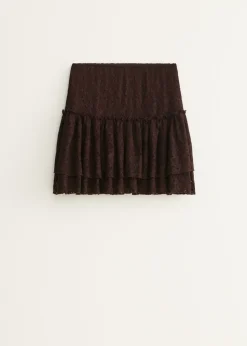 Mini rok met kant