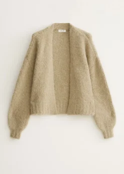 Oversized gebreid vest