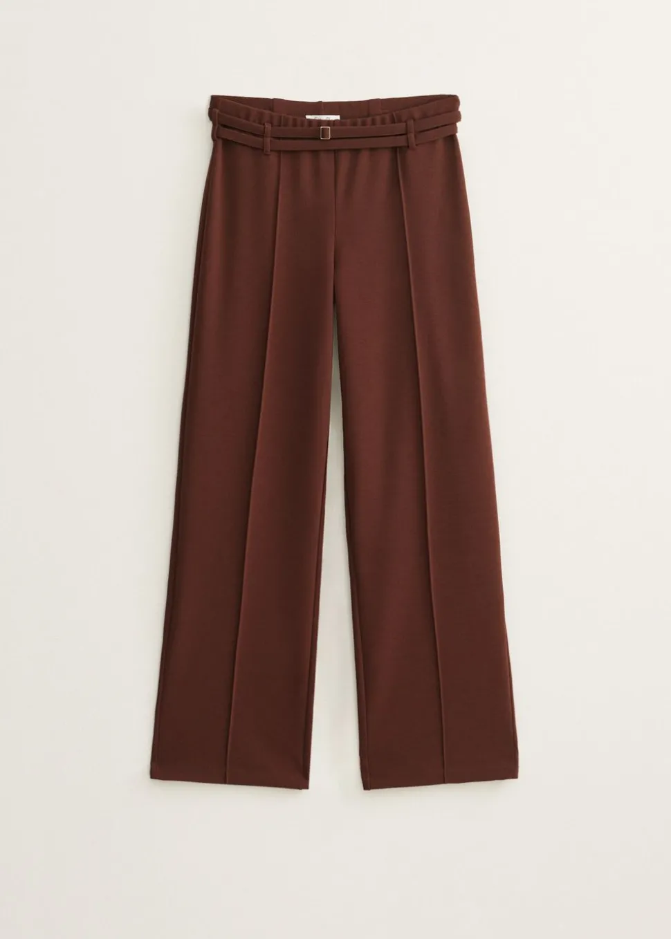 Pantalon met dubbel riempje