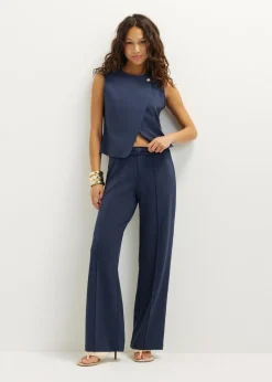 Pantalon met dubbel riempje