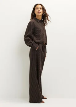 Pinstripe broek met trekkoord