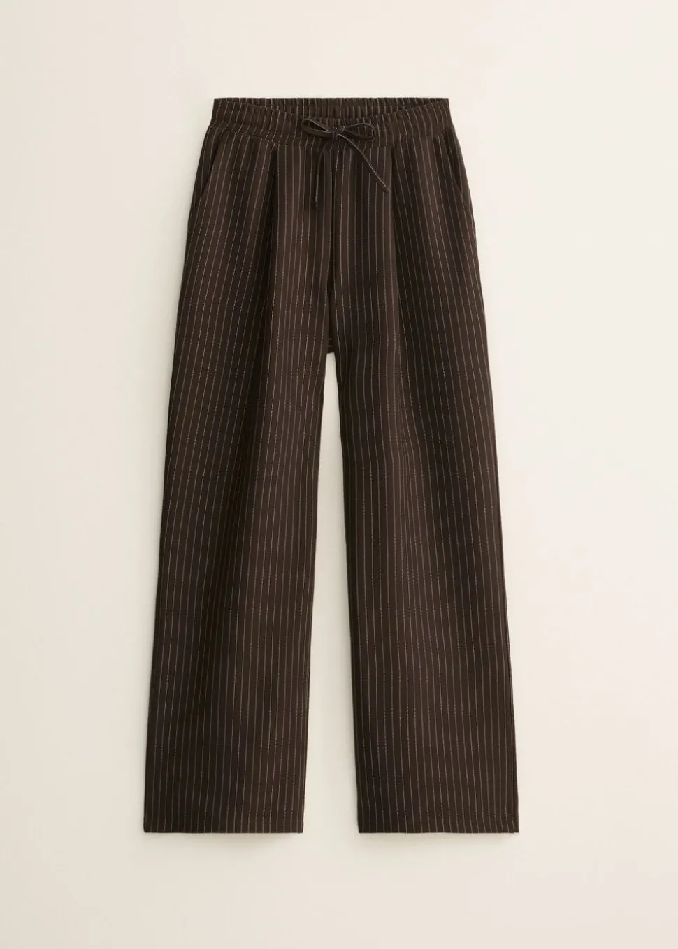 Pinstripe broek met trekkoord