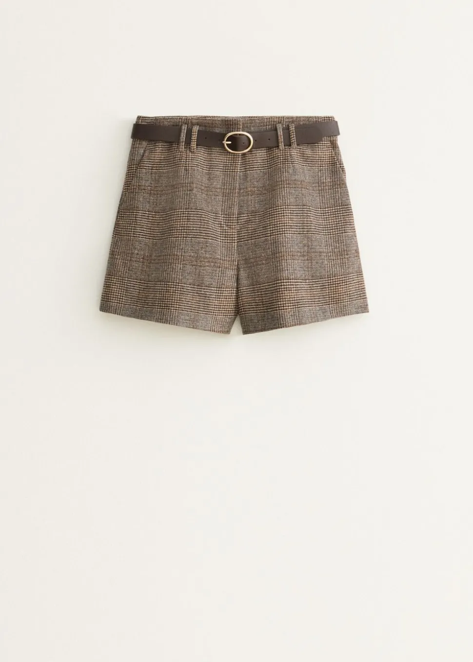 Short met ruitprint
