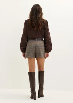 Short met ruitprint
