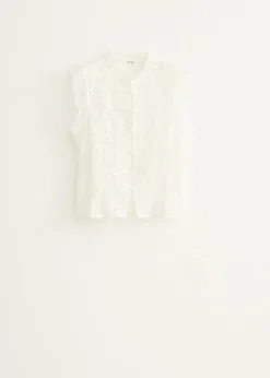 Singlet met kant