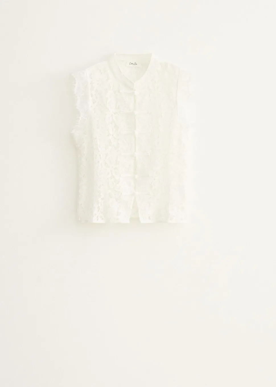 Singlet met kant