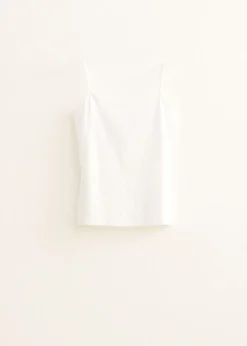 Singlet met spaghettibandjes
