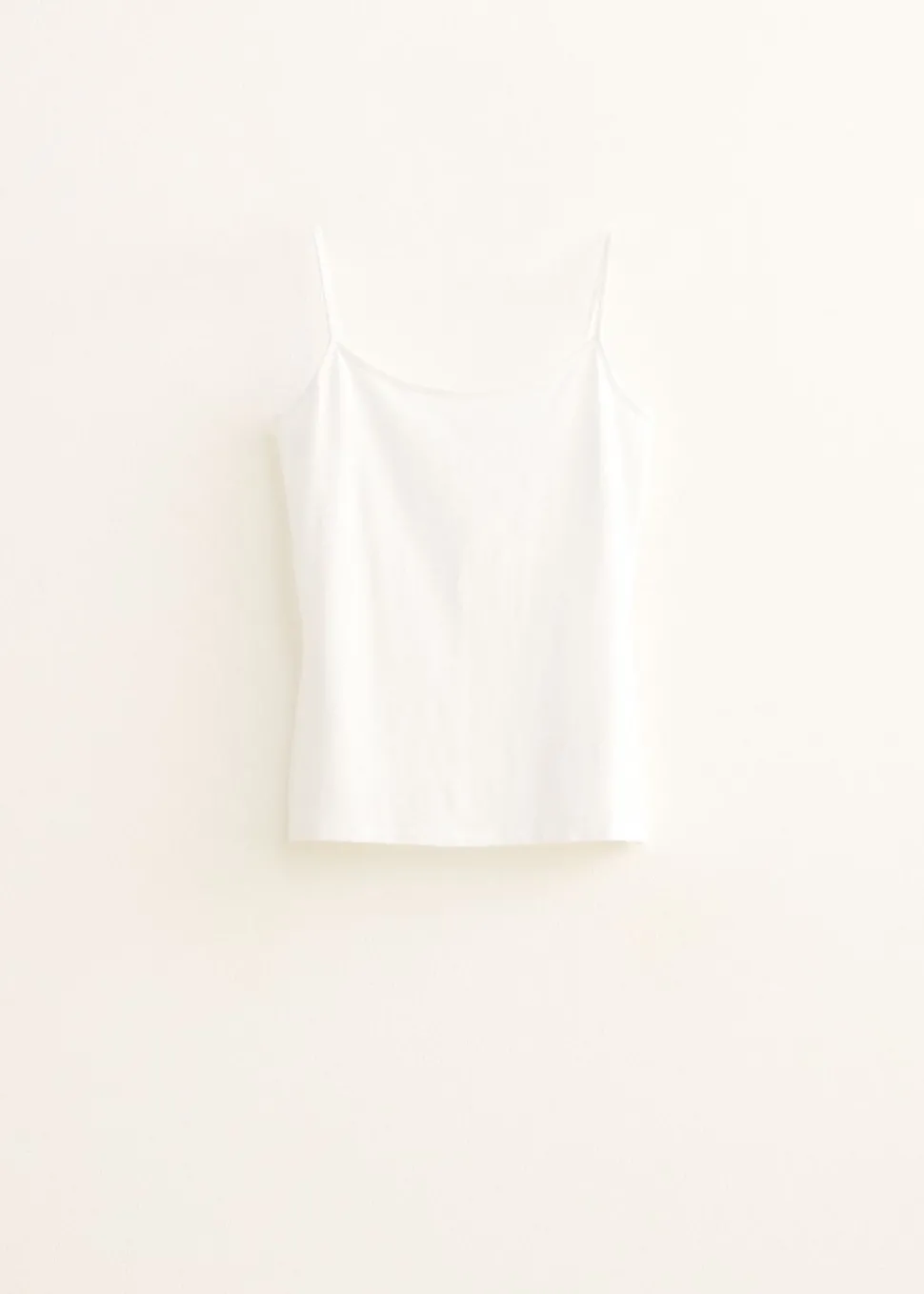 Singlet met spaghettibandjes