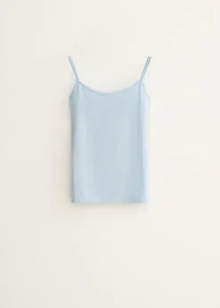 Singlet met spaghettibandjes