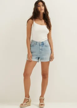 Singlet met spaghettibandjes