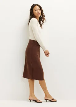 Suède midi rok