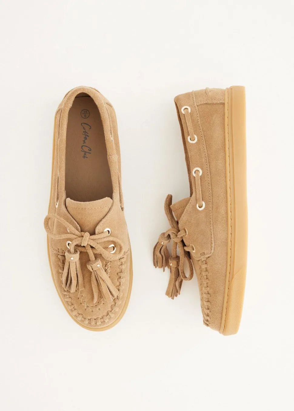 Suède mocassins