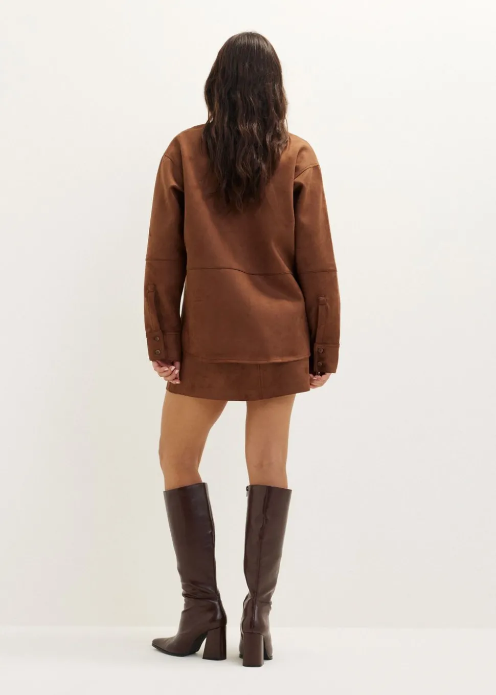 Suedine blouse