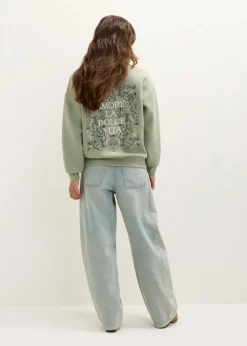 Sweater met backprint