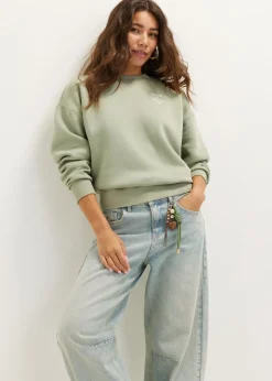 Sweater met backprint