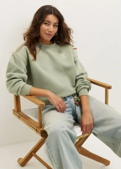 Sweater met backprint