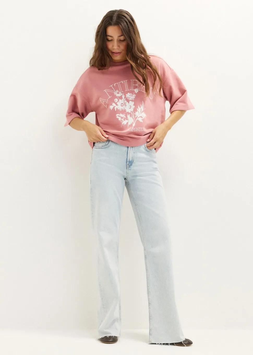 Sweater met korte mouwen