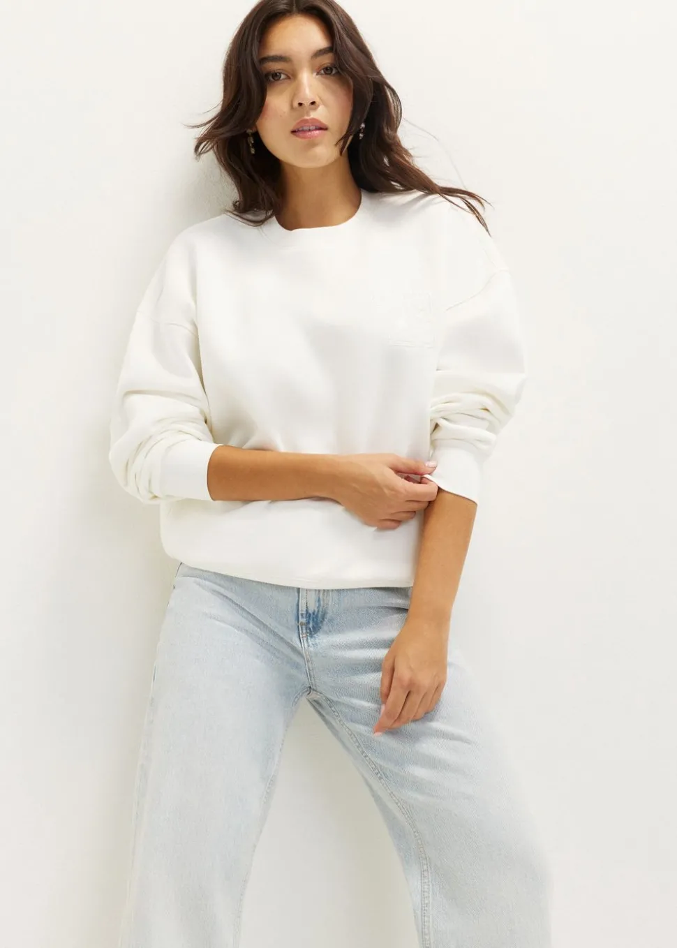 Sweatshirt met lange mouwen