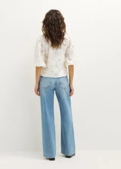 Top met chiffon details